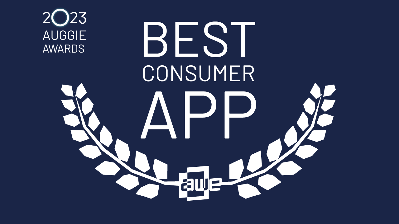 Exponential Dimensions Triumphs at the 2023 Auggie Awards: “Best Consumer App”